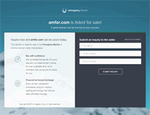 Tablet Screenshot of amfar.com
